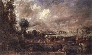 John Constable The Opening of Waterloo Bridge oil painting